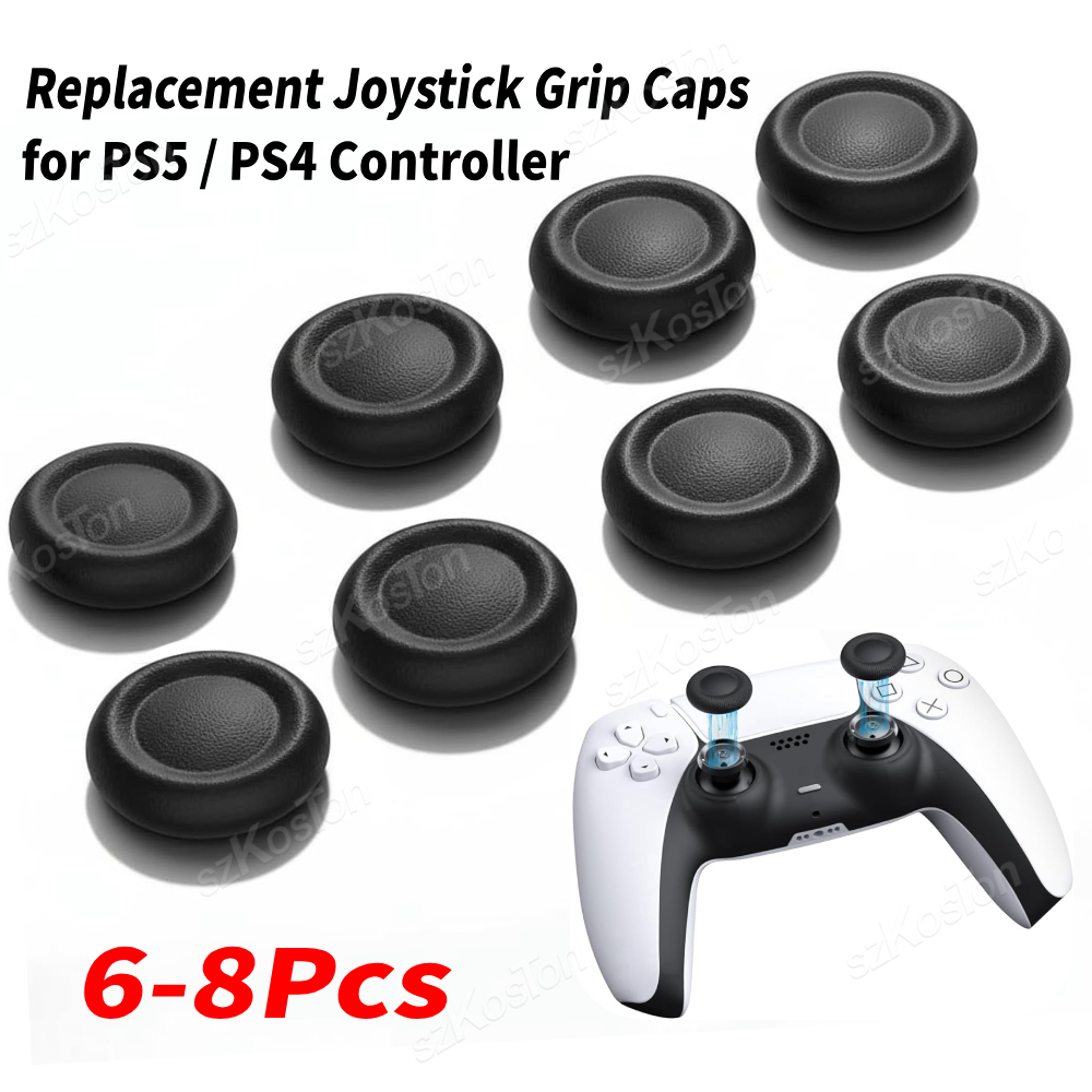 Gaming Accessories Joystick - 6-8 قطعة قبعات عصا التحكم البديلة