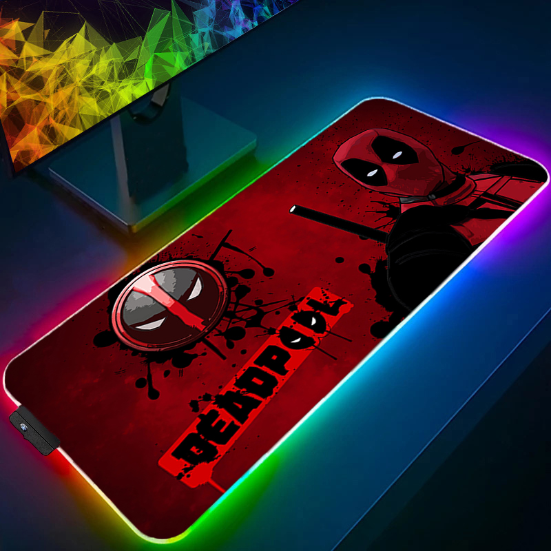 Gaming Accessories Computer - لوحة ماوس LED للألعاب بإضاءة خلفية