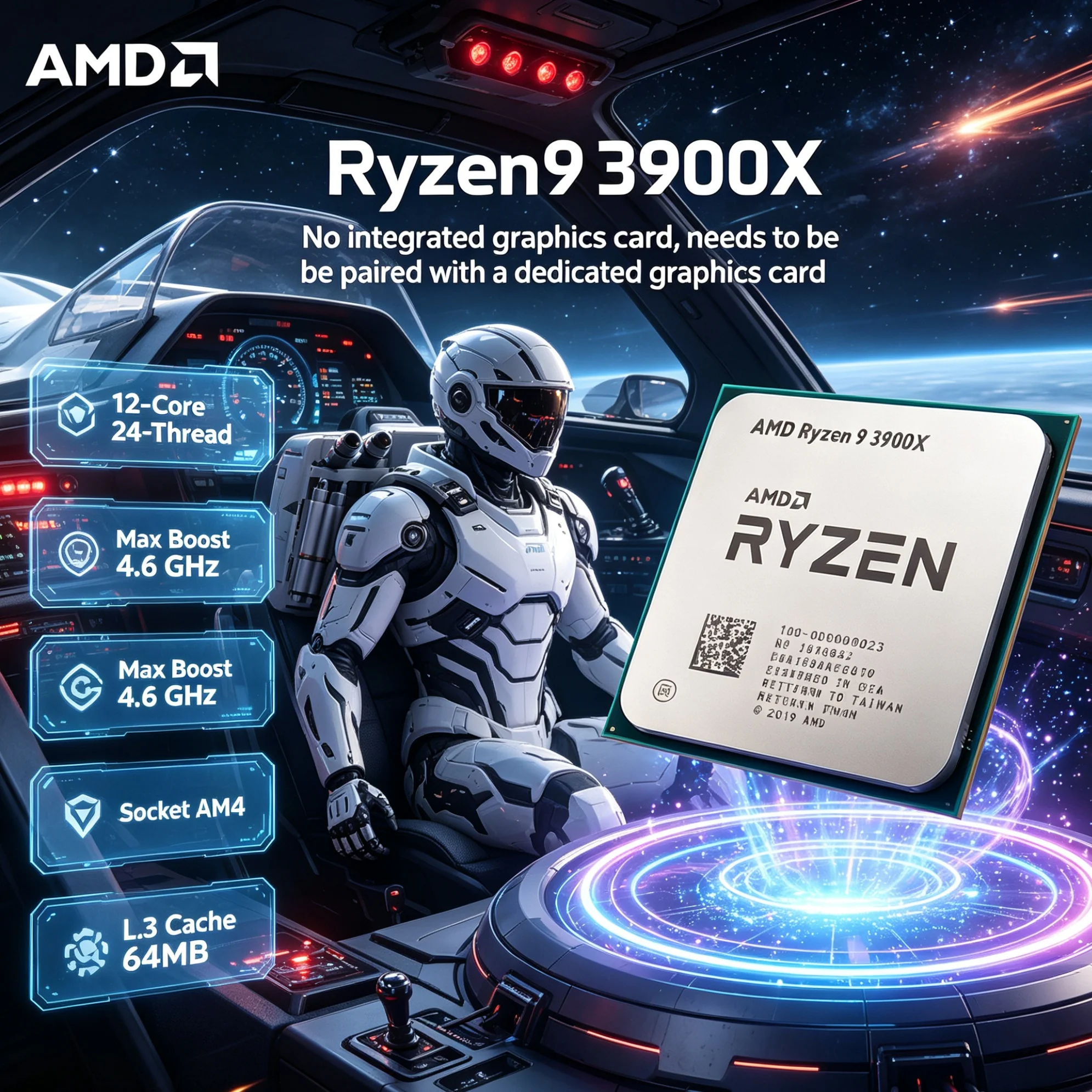 Amd Cpu Ryzen 9 - معالج AMD Ryzen 9 3900X بـ