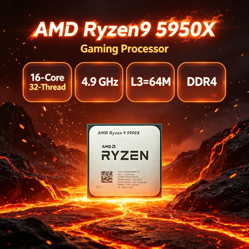 Amd Cpu Ryzen 9 - معالج AMD Ryzen 9 5950X بدون