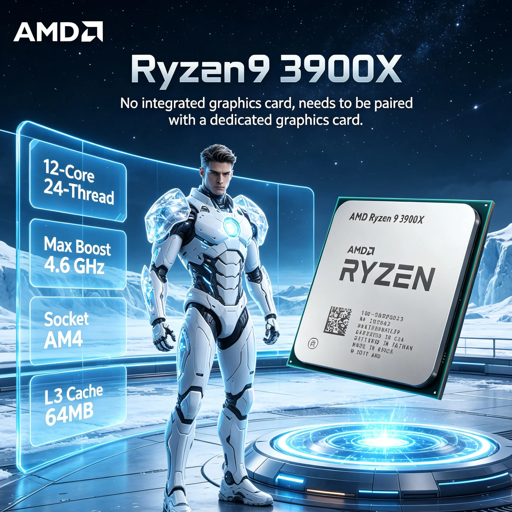 Amd Cpu Ryzen 9 - معالج AMD Ryzen 9 3900X للاستخدام