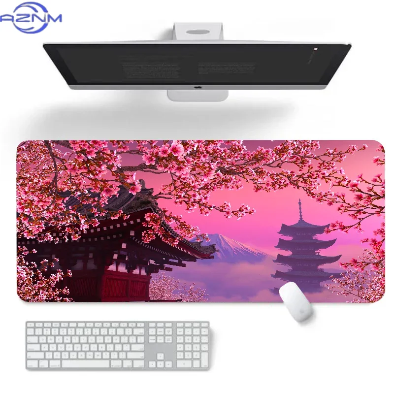 Gaming Accessories For Pc Setup - بساط ماوس XXL بتصميم أزهار الكرز