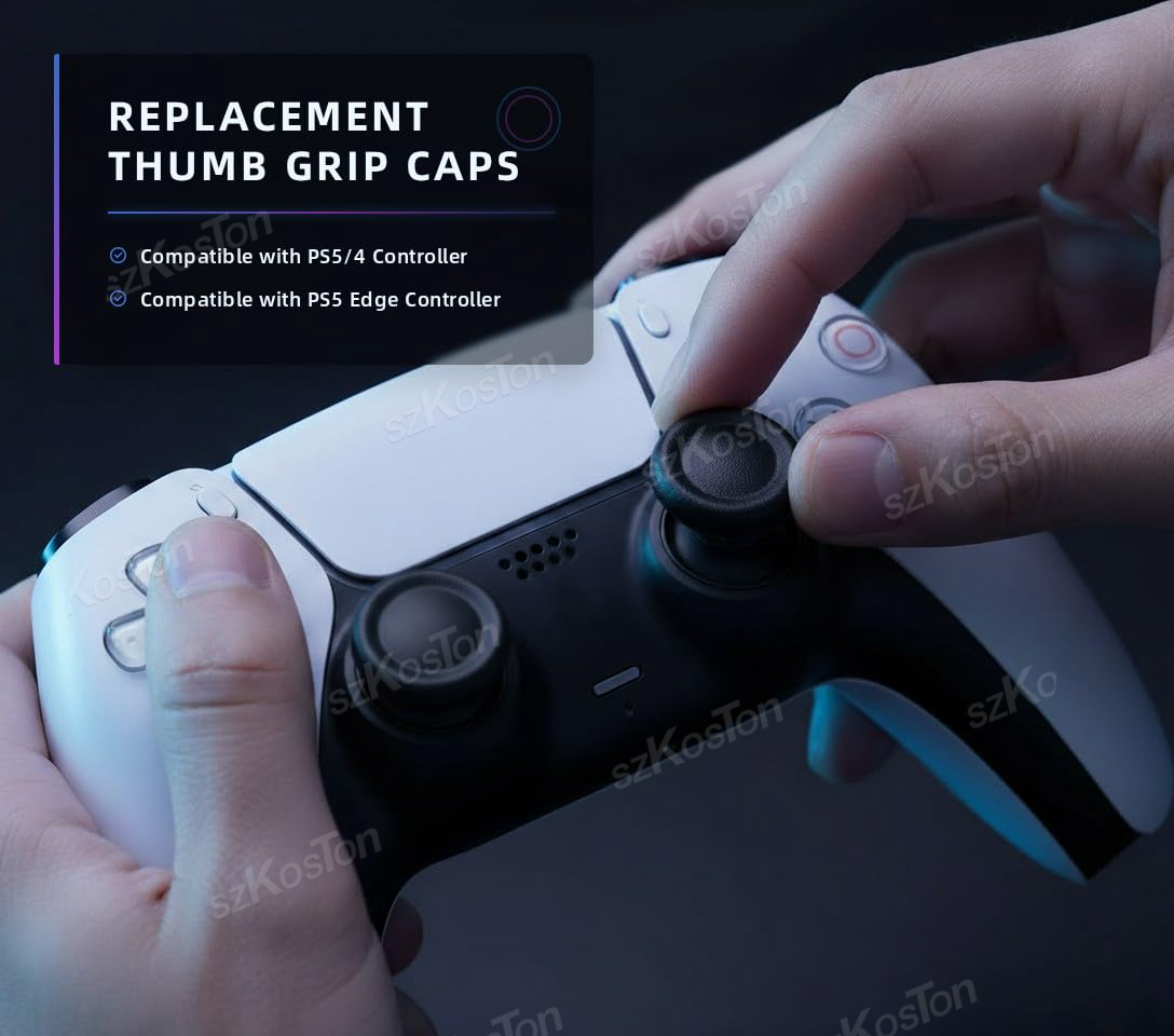 6-8 قطعة قبعات عصا التحكم البد - مراجعة Gaming Accessories Joystick وسعره