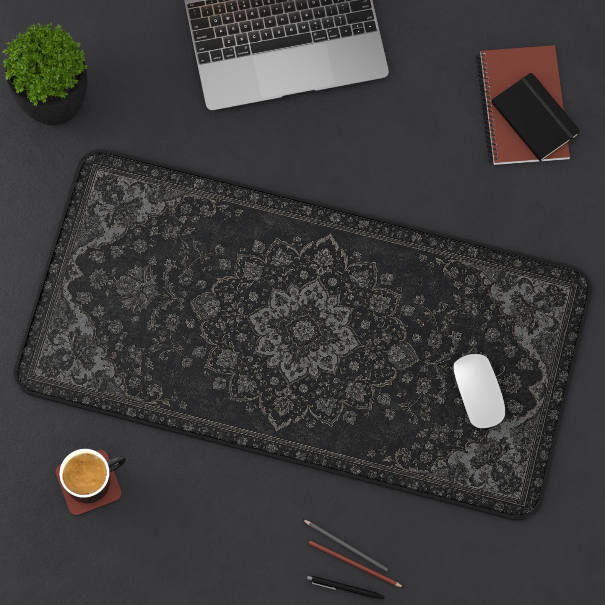 سجادة مكتب سوداء، وسادة مكتب ب - مراجعة Gaming Accessories For Pc Setup وسعره