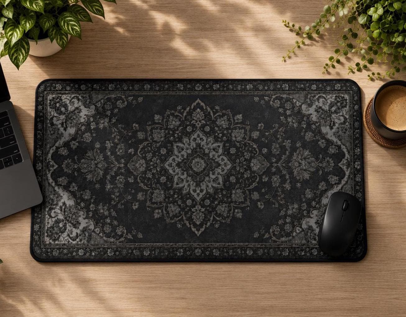 سجادة مكتب سوداء، وسادة مكتب ب - مراجعة Gaming Accessories For Pc Setup وسعره