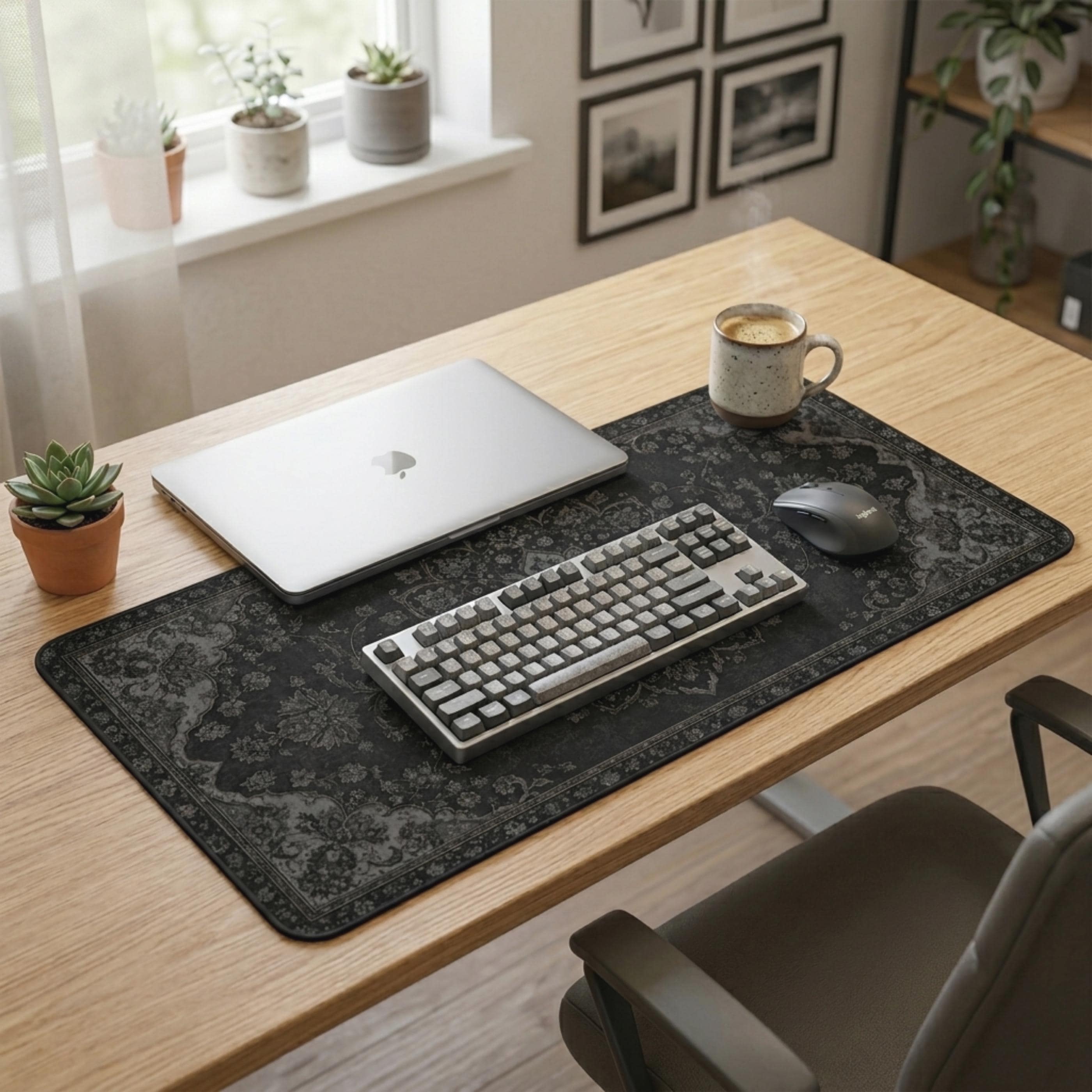 سجادة مكتب سوداء، وسادة مكتب ب - مراجعة Gaming Accessories For Pc Setup وسعره