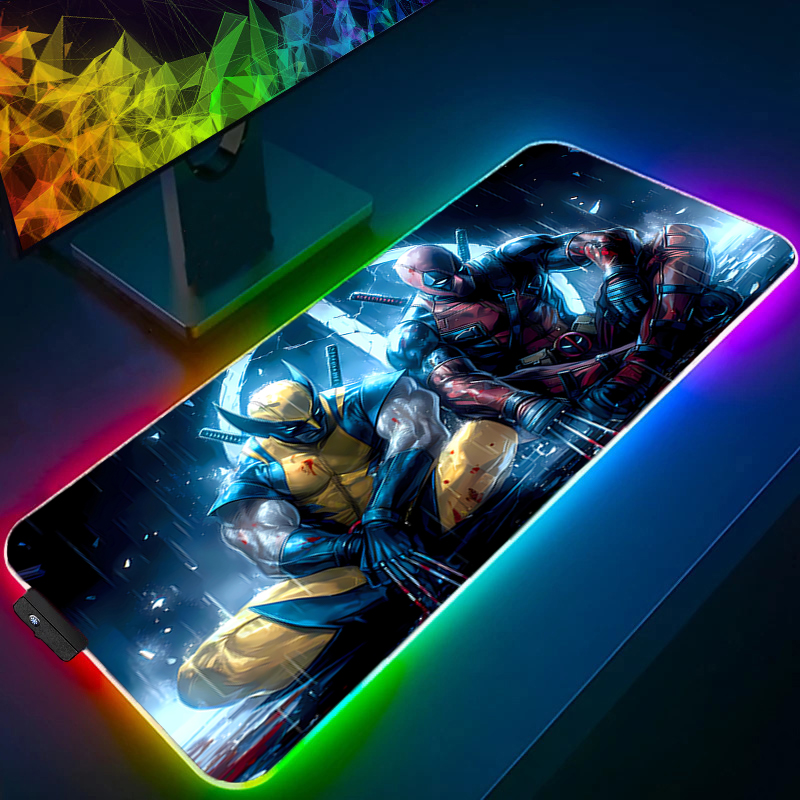 لوحة ماوس LED للألعاب بإضاءة خ - مراجعة Gaming Accessories Computer وسعره