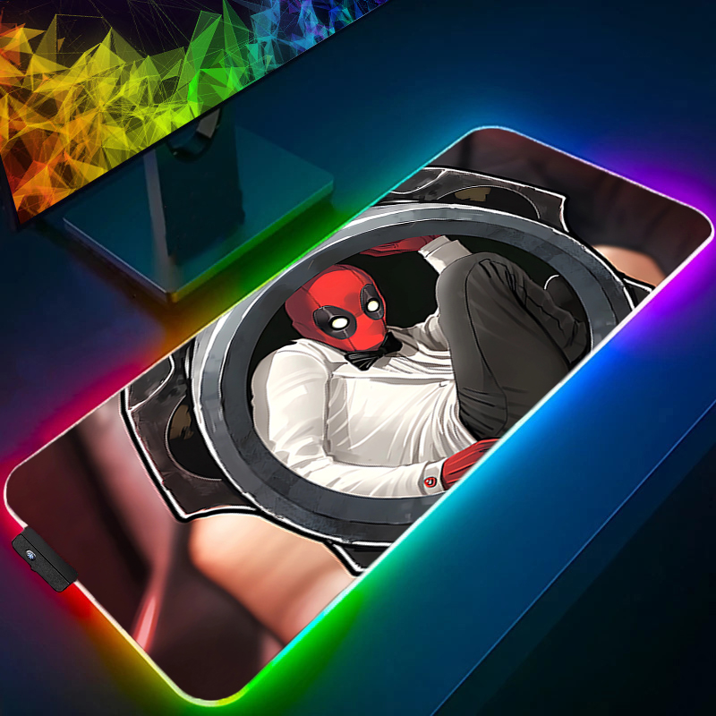 لوحة ماوس LED للألعاب بإضاءة خ - مراجعة Gaming Accessories Computer وسعره