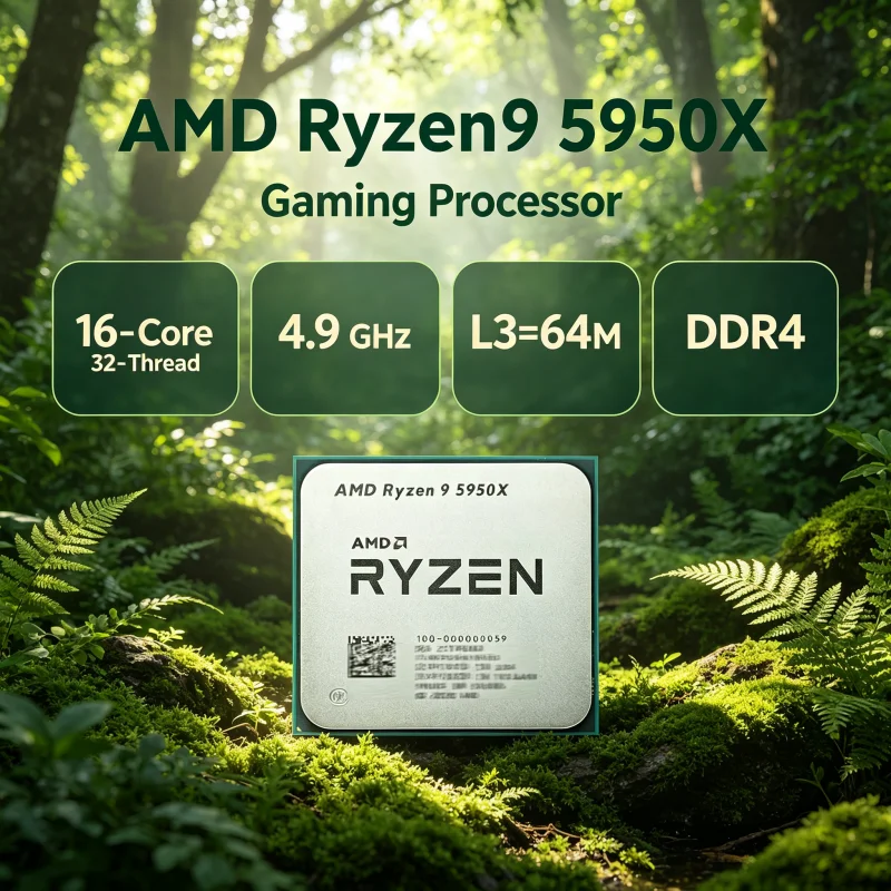 معالج AMD Ryzen 9 5950X DDR4 ل - مراجعة Amd Cpu Ryzen 9 وسعره