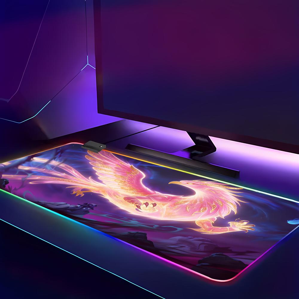 لوحة ماوس RGB LED بتصميم التني - مراجعة Gaming Accessories Pc Setup وسعره