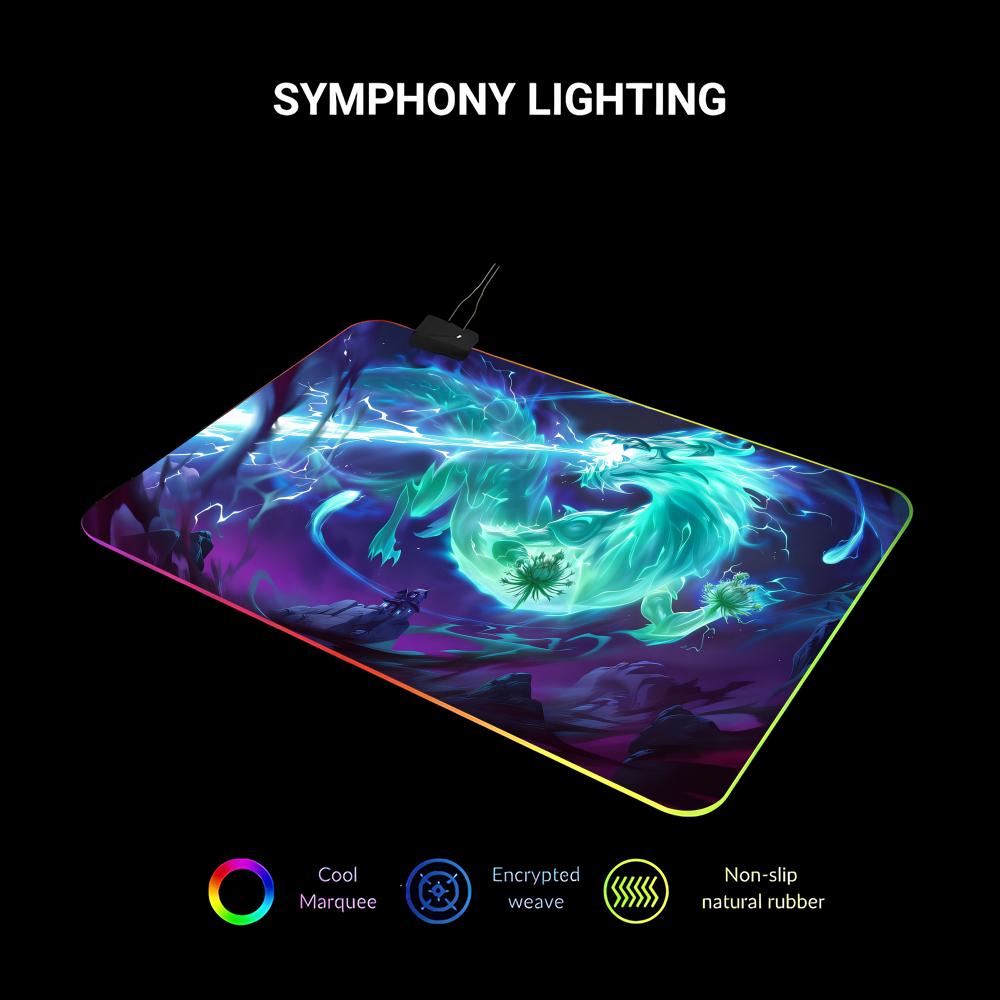 لوحة ماوس RGB LED بتصميم التني - مراجعة Gaming Accessories Pc Setup وسعره
