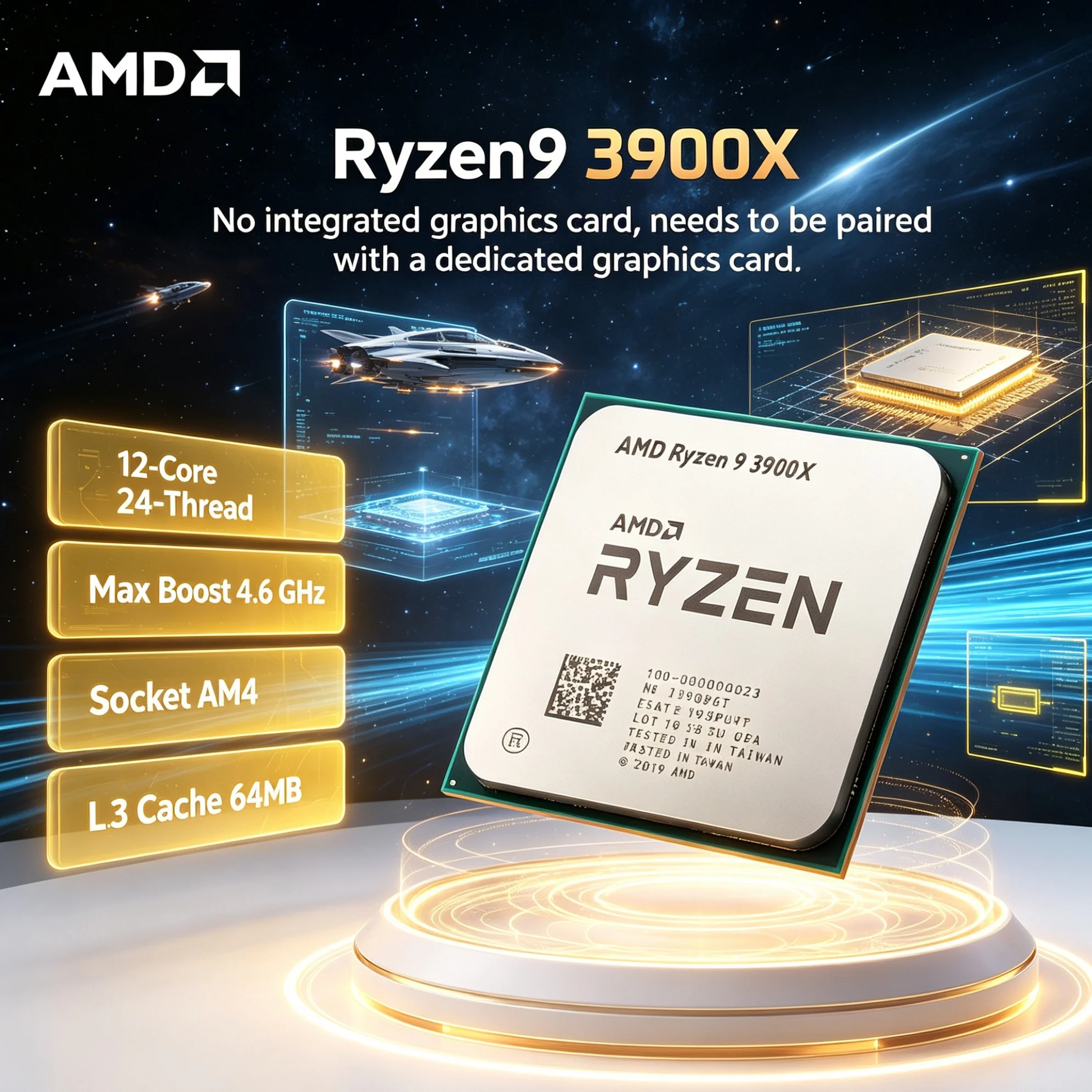 معالج AMD Ryzen 9 3900X بسرعة  - مراجعة Amd Cpu Ryzen 9 وسعره