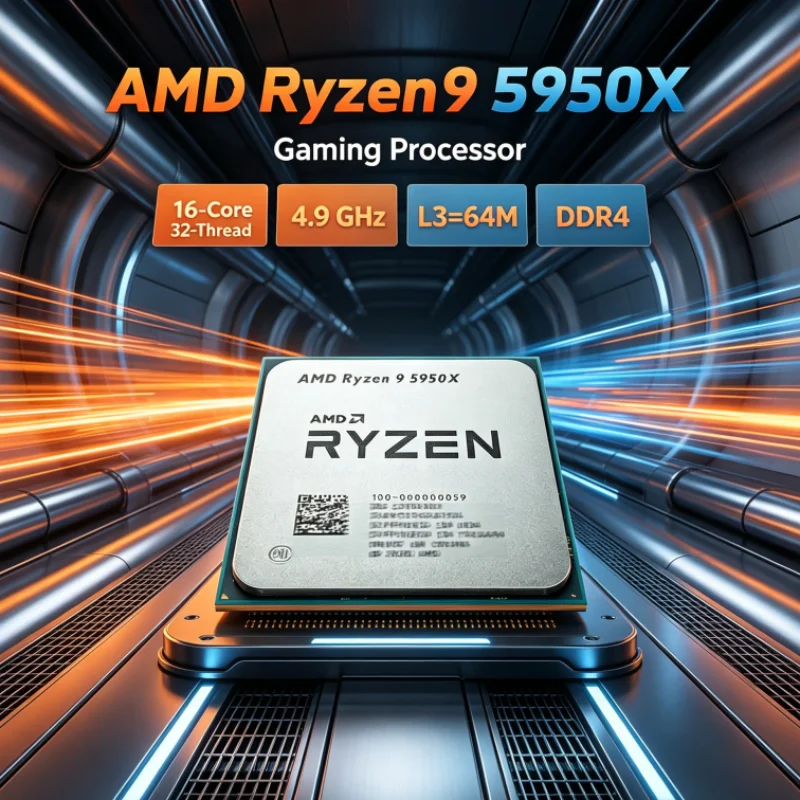 معالج AMD Ryzen 9 5950X بدون م - مراجعة Amd Cpu Ryzen 9 وسعره