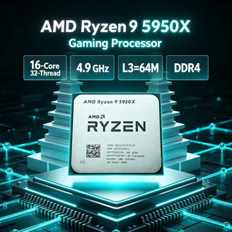 معالج AMD Ryzen 9 5950X بدون م - مراجعة Amd Cpu Ryzen 9 وسعره
