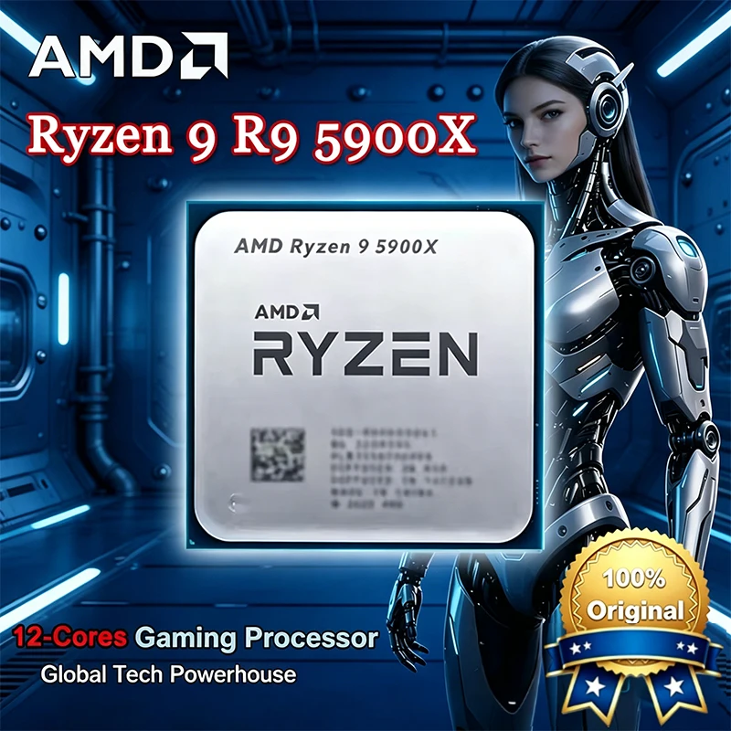 معالج AMD Ryzen 9 5900X R9 590 - مراجعة Amd Cpu Ryzen 9 وسعره