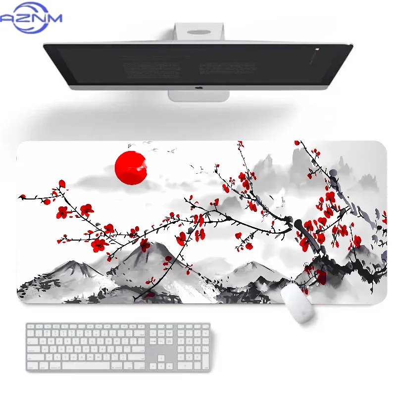 بساط ماوس XXL بتصميم أزهار الك - مراجعة Gaming Accessories For Pc Setup وسعره