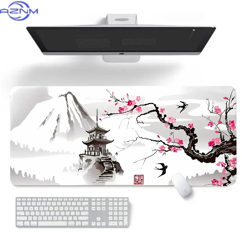 بساط ماوس XXL بتصميم أزهار الك - مراجعة Gaming Accessories For Pc Setup وسعره