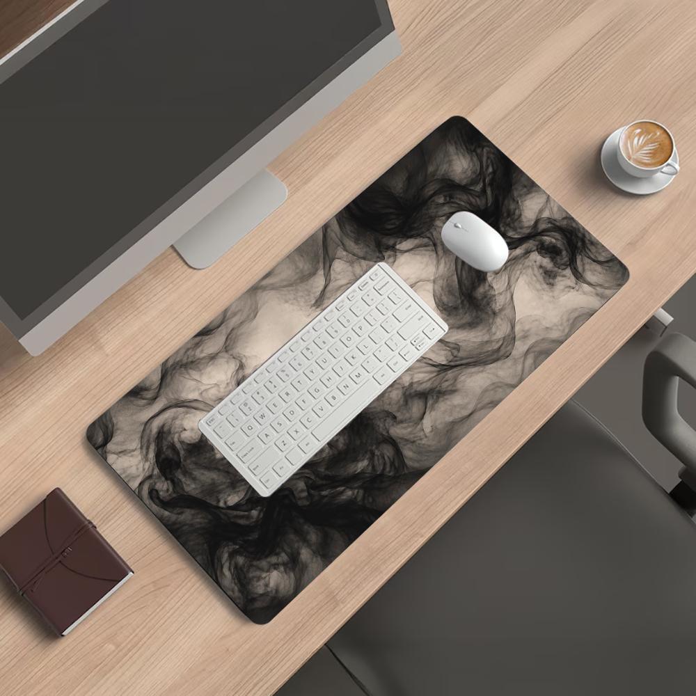 بساط فأرة أسود بتأثير الدخان،  - مراجعة Gaming Accessories For Pc Setup وسعره